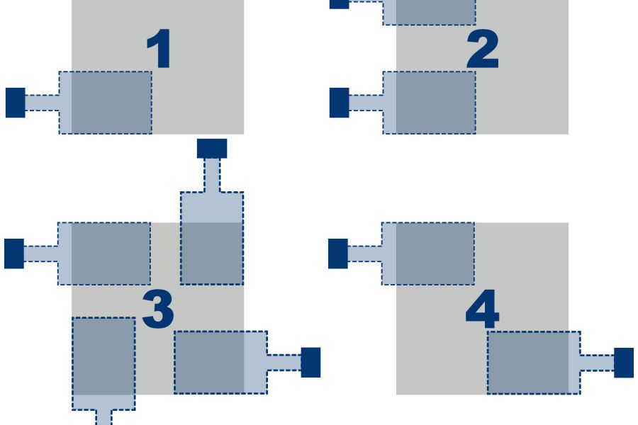 grinding spindles on Rotating Turret